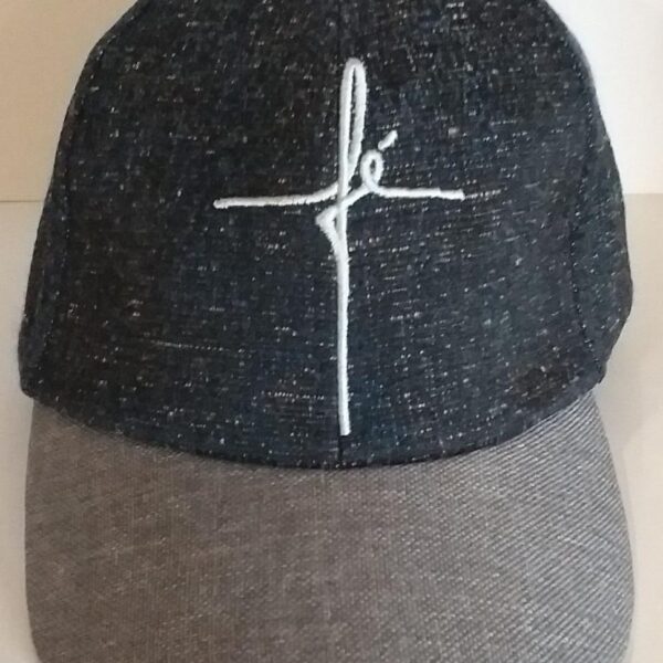 boné liso INFANTIL  azul mescla com cinza cl fé jes00902019LIAMCF